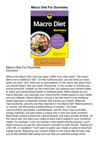 Macro-Diet-For-Dummies