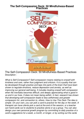 The-SelfCompassion-Deck-50-MindfulnessBased-Practices