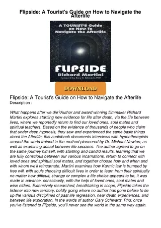 $PDF$/READ Flipside: A Tourist's Guide on How to Navigate the Afterlife