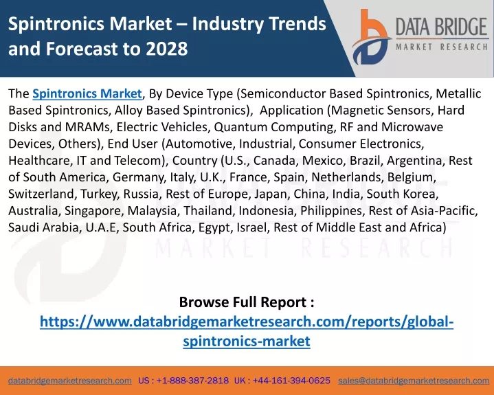 spintronics market industry trends and forecast