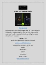 Chanel Blu | Arabianaroma.in - slide 1