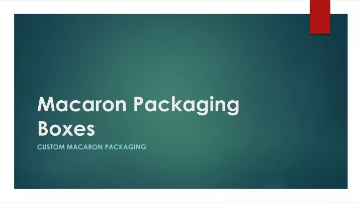 macaron packaging boxes