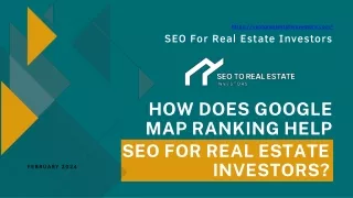 Google Maps Mastery: A Game-Changer for Real Estate Investor SEO
