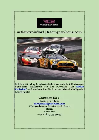 action troisdorf  Racingcar benz com