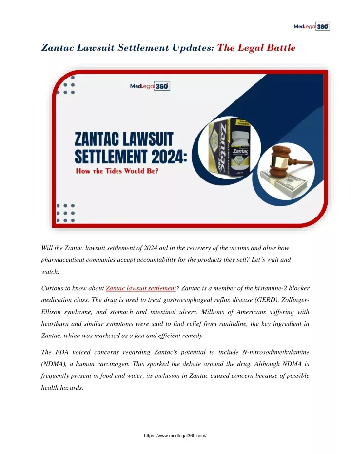 zantac lawsuit settlement updates the legal battle