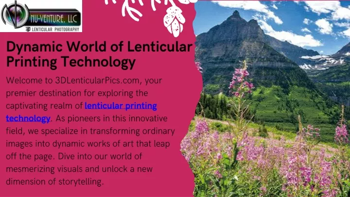 dynamic world of lenticular printing technology