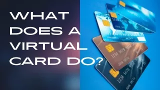 What does a virtual card do?