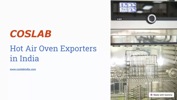 hot air oven exporters in india