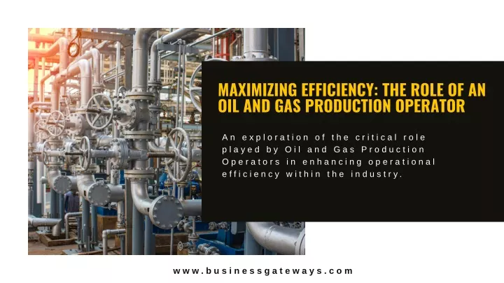 maximizing efficiency the role