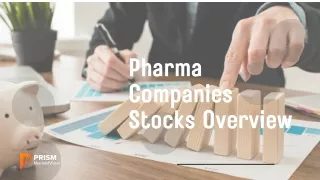 Pharma Companies Stocks Overview