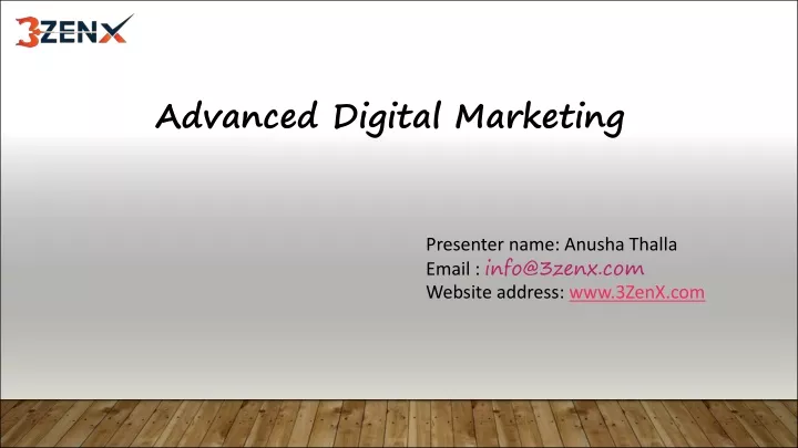 advanced digital marketing