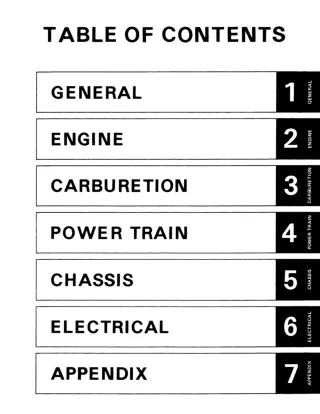 2004 Yamaha Bravo 250 Snowmobile Service Repair Manual