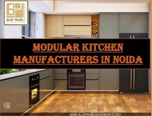 Modular Kitchen Manufacturers in Noida