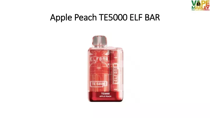 apple peach te5000 elf bar