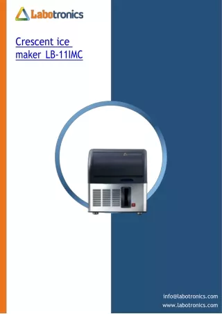 crescent ice maker lb 11imc
