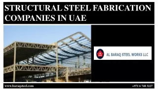 STRUCTURAL STEEL FABRICATION COMPANIES IN UAE