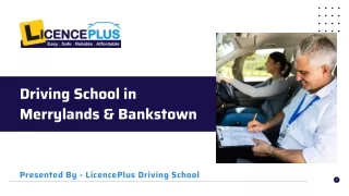 Driving School in Merrylands & Bankstown