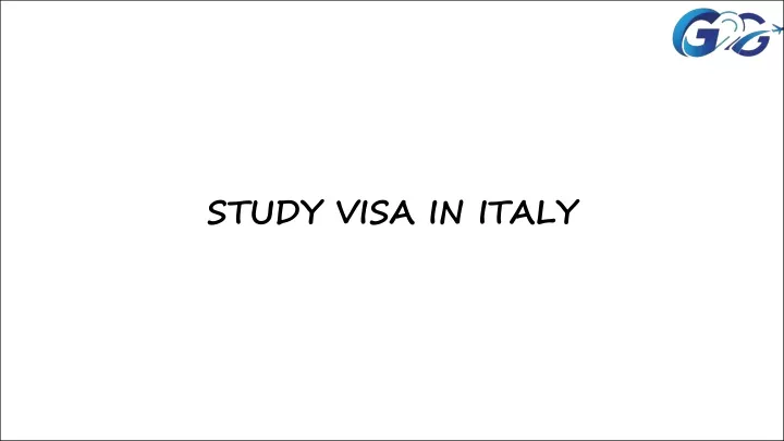 study visa in italy