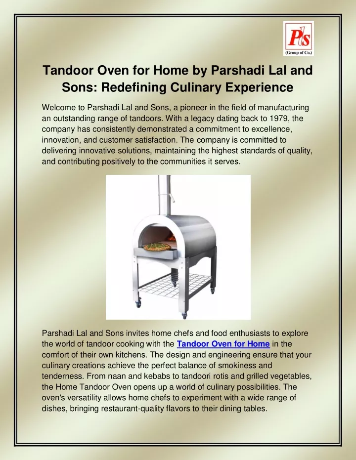 tandoor oven for home by parshadi lal and sons