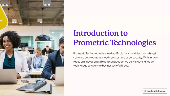 introduction to prometric technologies