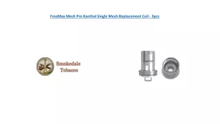 freemax mesh pro kanthal single mesh replacement