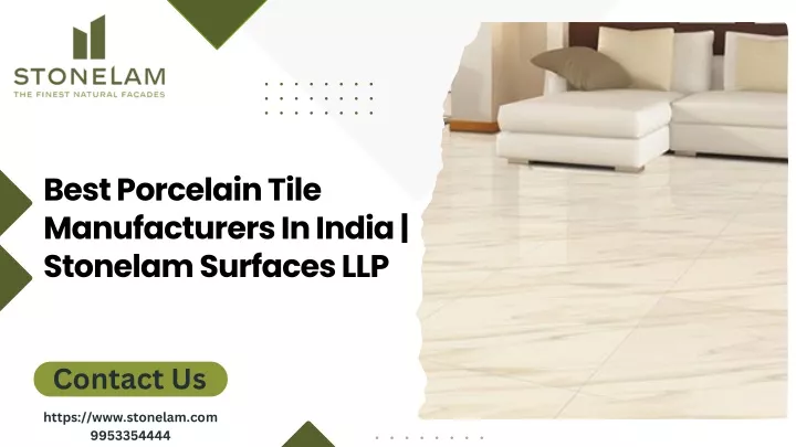 best porcelain tile manufacturers in india
