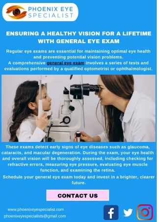 General Eye Exam