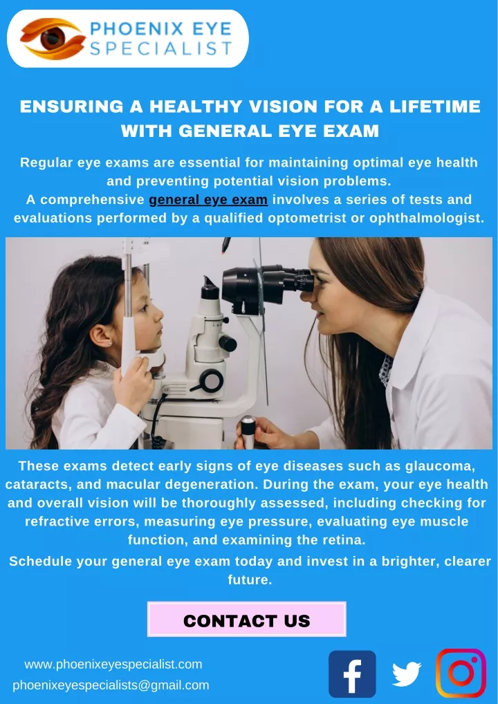 ensuring a healthy vision for a lifetime with