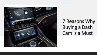 7 Reasons Why Buying a Dash Cam is a Must