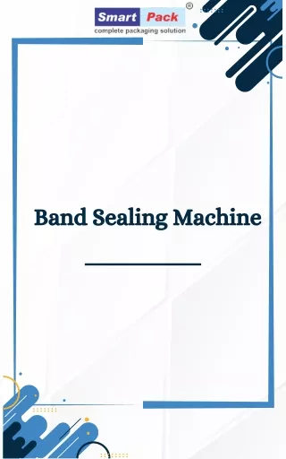 Band Sealing Machine (1)