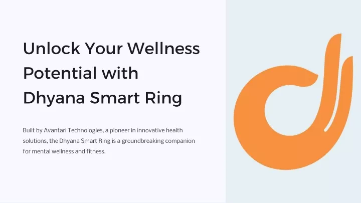 unlock your wellness potential with dhyana smart