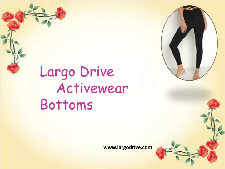 largo drive activewear bottoms