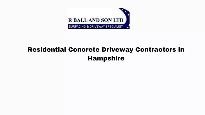 driveway installation company in salisbury