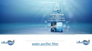 water purifier filter