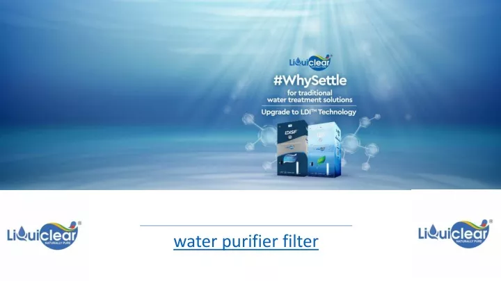 water purifier filter