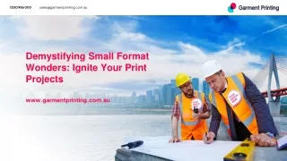 demystifying small format wonders ignite your print projects