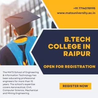 B.tech College in Raipur