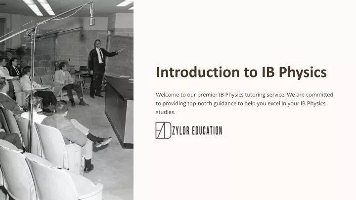 introduction to ib physics