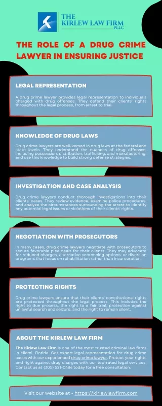 The Role of a Drug Crime Lawyer in Ensuring Justice