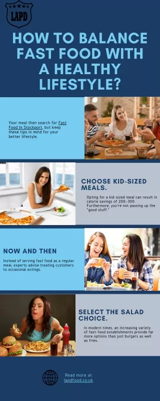 how to balance fast food with a healthy lifestyle