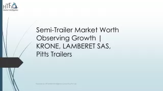 Semi-Trailer Market