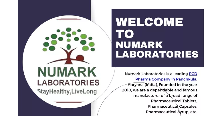welcome to numark laboratories