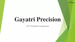 Gayatri Precision - Thermowell Manufacturers in India