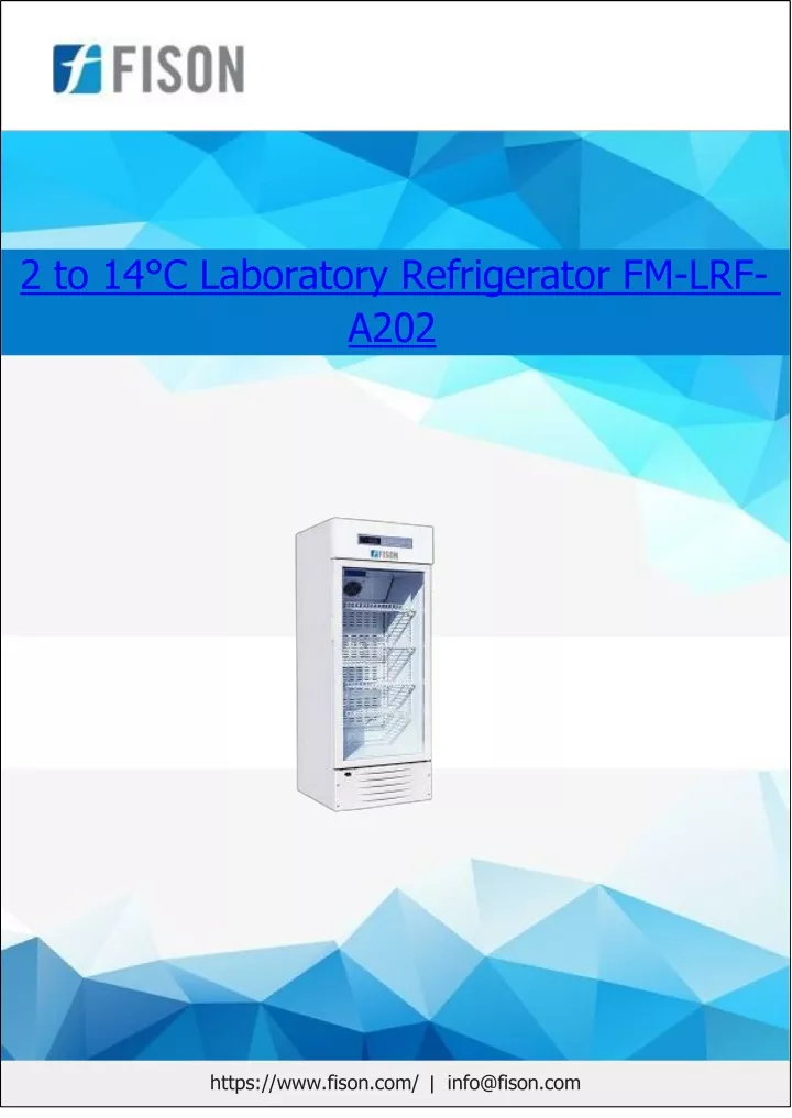 2 to 14 c laboratory refrigerator fm lrf a202