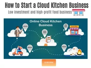 How to Start a Cloud Kitchen Business