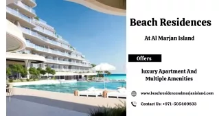 Beach Residences At Al Marjan Island E- Brochure