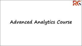 advanced analytics course