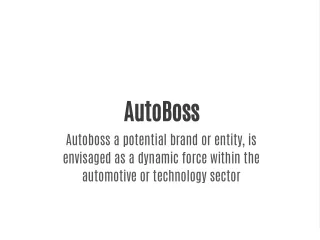 AutoBoss