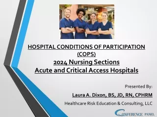 Nursing Care Compliance: CMS Hospital Conditions of Participation Standards 2024