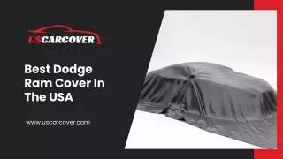 Best Dodge Ram Cover In The USA - US CAR COVER
